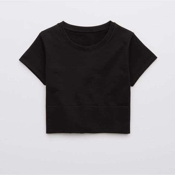 OFFLINE By Aerie Sidewalk Seamless Cropped T-Shirt Size M NWT - Picture 2 of 9